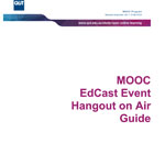 cover of MOOC Google Hangout Guide